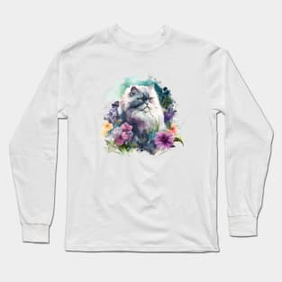 Persian Cat Long Sleeve T-Shirt